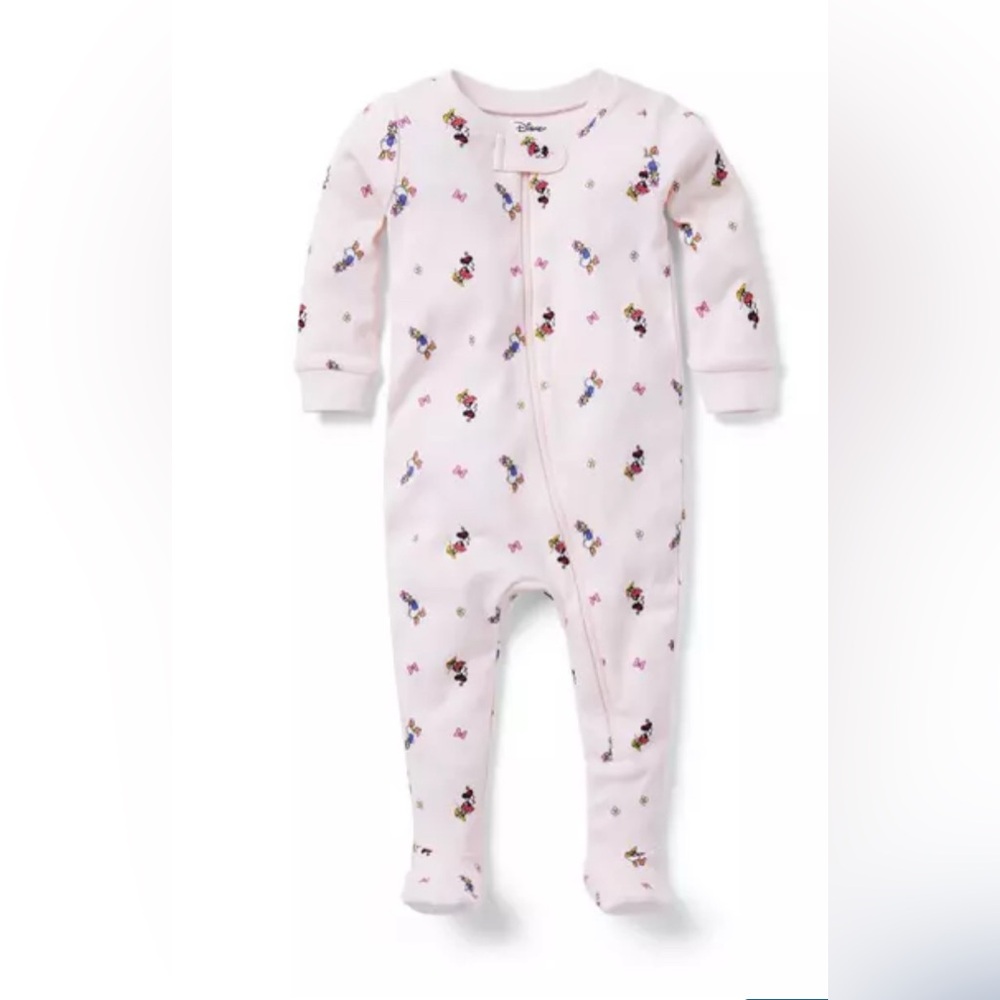 Janie and Jack White Patterned Kids Footie
